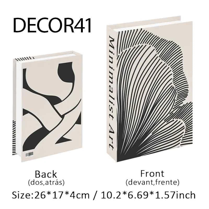 Decorative Faux Books Storage Box Coffee Table Hotel Bedroom Living Room Bookshelf Home Decor Interior Aesthetics Shooting Props