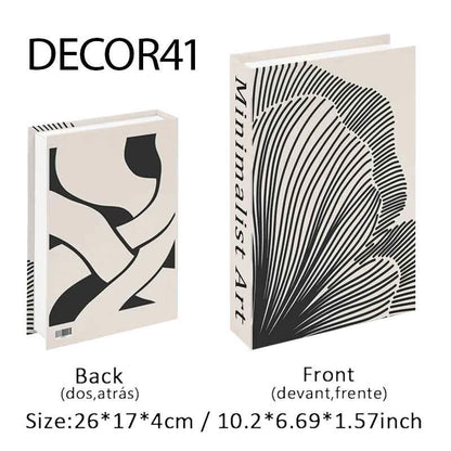 Decorative Faux Books Storage Box Coffee Table Hotel Bedroom Living Room Bookshelf Home Decor Interior Aesthetics Shooting Props