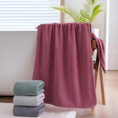 4/6 Pcs Towel Set - Soft Hand Towel Absorbent Bath towel Set 2 Size