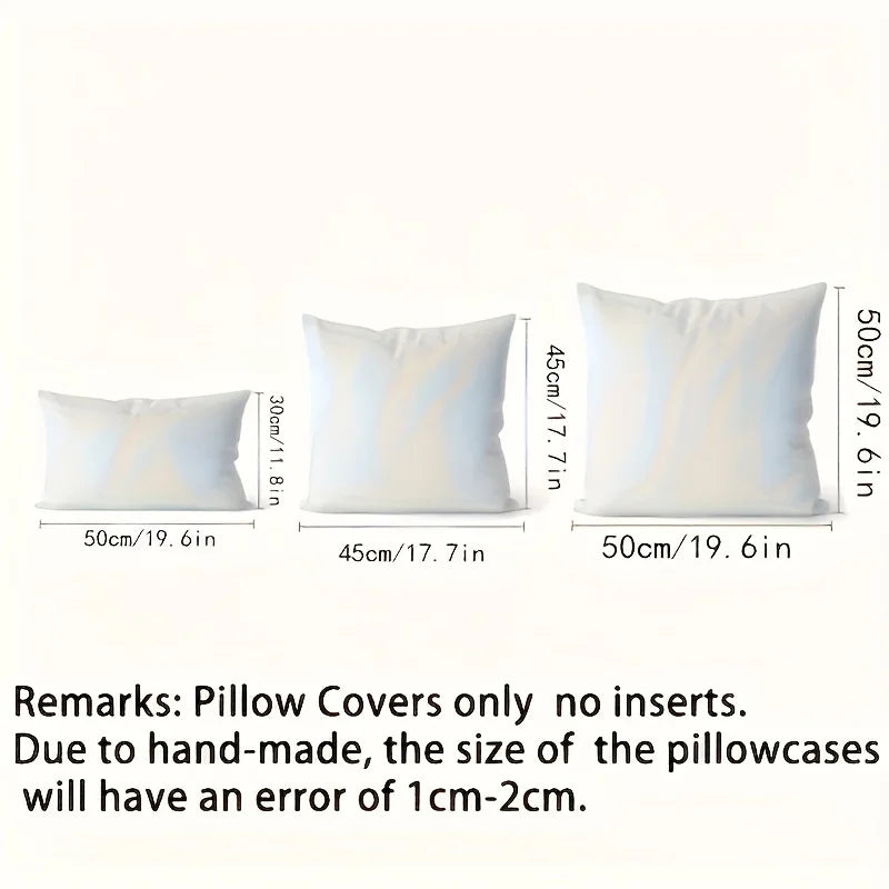 Jacquard Plush Lumbar Support Cushion Cover, Grey