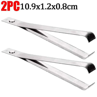 10/1pcs Stainless Steel Garlic Peeler Quickly Garlic Peeling Pig Hair Plucking Clip Manual Tweezers Gadgets Kitchen Accessories