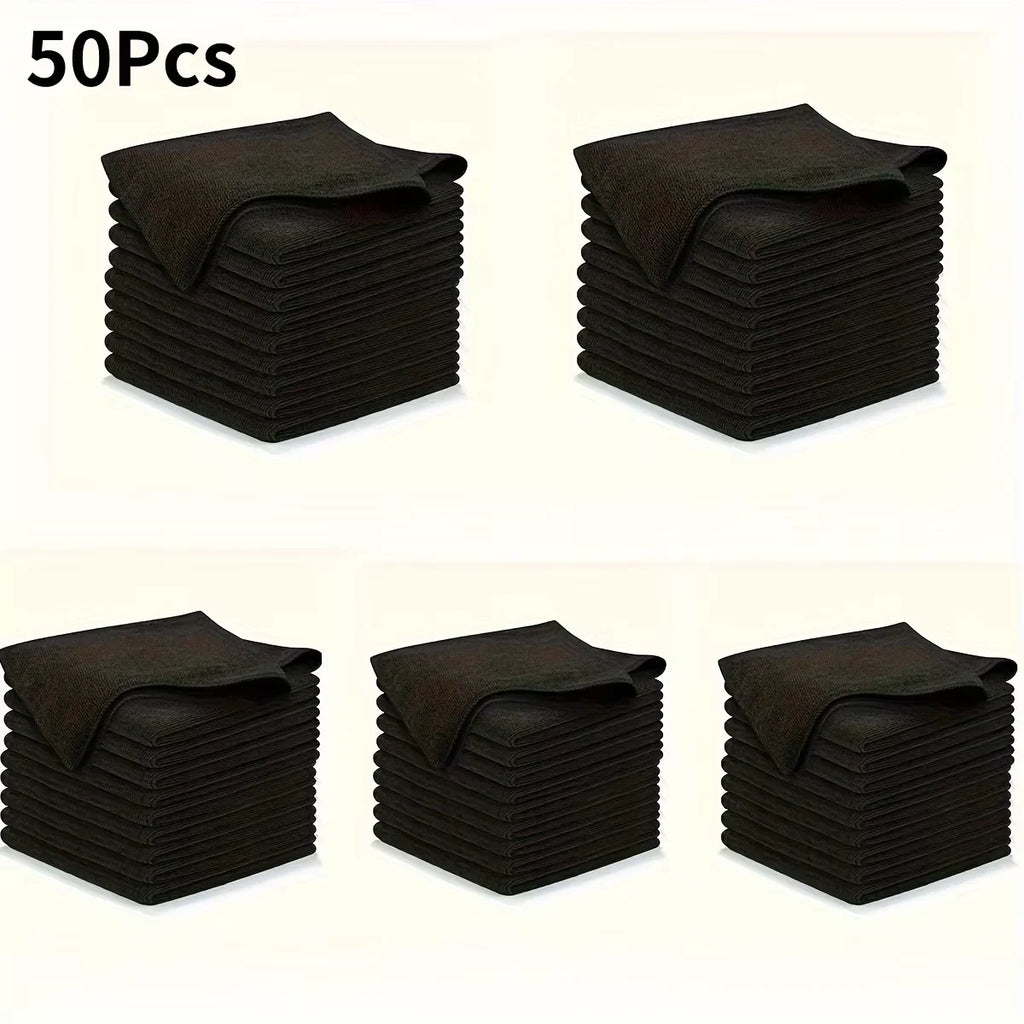 Lint-Free Microfiber Cleaning Cloths, Reusable