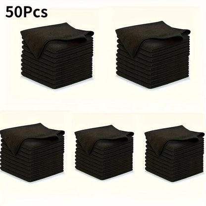 Lint-Free Microfiber Cleaning Cloths, Reusable