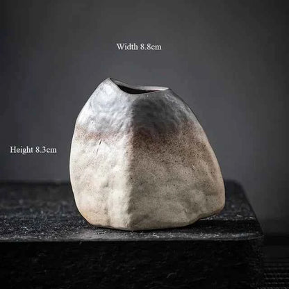 China Pottery Mini Small Flower Vases Traditional Chinese Retro Style Ceramic Vase Lliving Room Home Decoration T032