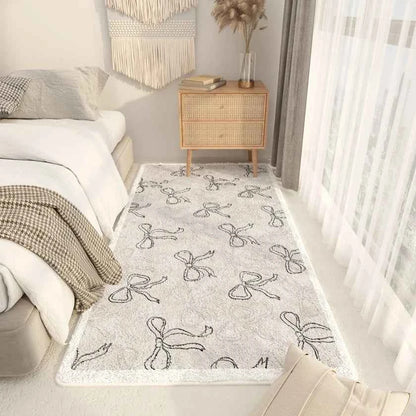 VIKAMA Korean-style Fresh Carpet Home Decor, Suitable for Living Room and Bedroom Floor Mat, Anti-slip, Soft and Comfortable