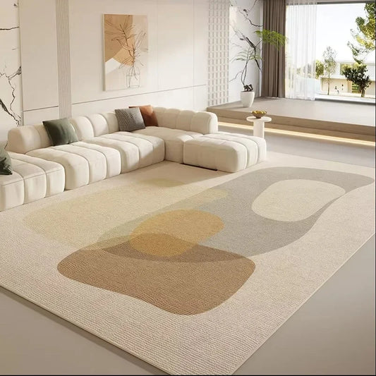VIKAMA Nordic-Style Rug: Stain-Resistant and Non-Slip Living Room Sofa Mat Bedside Rug for Bedroom Home Furnishing Decor