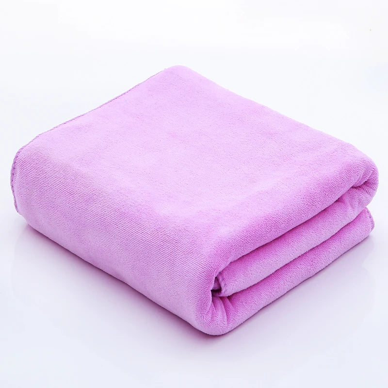 Ultra absorbent ultra-fine fiber bath towel, soft and fast drying, oversized