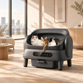 Top-Entry Automatic Self-Cleaning Cat Litter Box with App Control – Black
