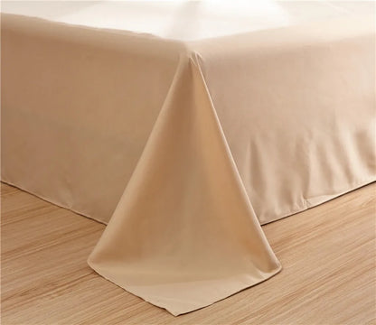 Solid Color Polyester Flat Sheet, Customizable Sizes