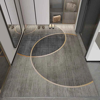 VIKAMA Modern Simple Brown Tone Entry Carpet Non-Slip Easy To Clean And Take Care Of The Entrance Living Room Bedroom Home Decor