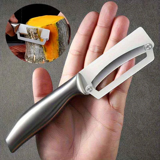 1PC Stainless Steel Flat Edge Peeler Potato Peeler Slicer Knife Watermelon/Melon Grater Kitchen Multi-Purpose Tool