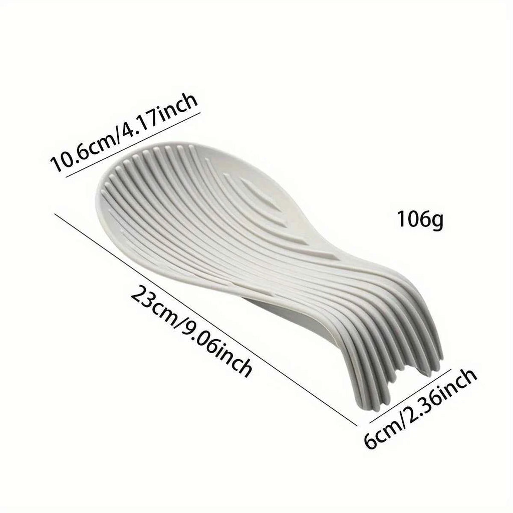 1Pcs Silicone Spoon Holder Kitchen Spoon Rest Utensil Heat Resistant Storage Shelves Kitchen Cooking Tools Kitchen Accessories