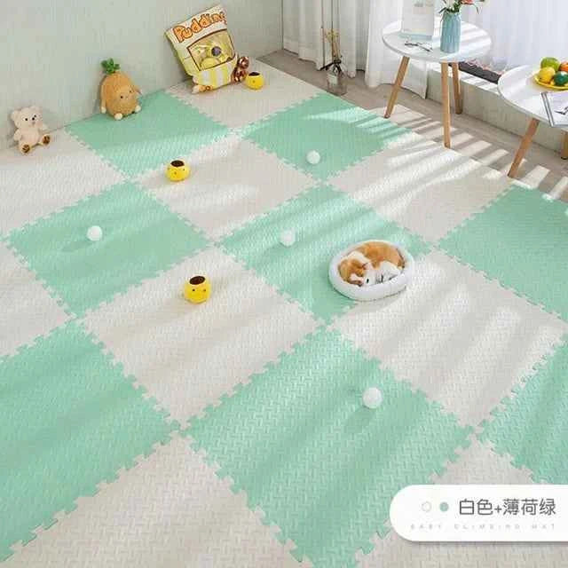 16pcs Foam Baby Play Mat Puzzle Mat Kids Interlocking Exercise Tiles Rugs Puzzle Floor Tiles Toy Carpet Soft Carpet 30*30*1cm