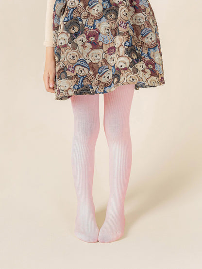0-12 Years Children Cotton Baby Girls Pantyhose Spring Autumn Winter Bowknot TightsKids Infant Knitted Collant Tights