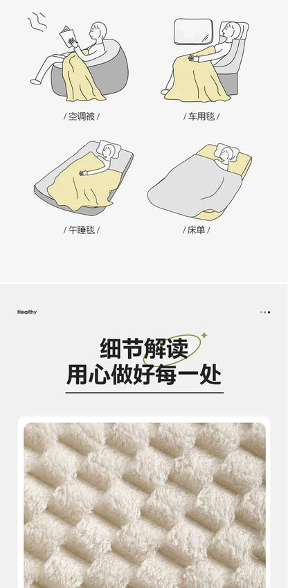 Super Ultra Soft Flannel Fleece Blanket Large Fluffy Warm Throw Over Bed Sofa Settee for Sofa/Couch/Bed Throw /Single Size Gray