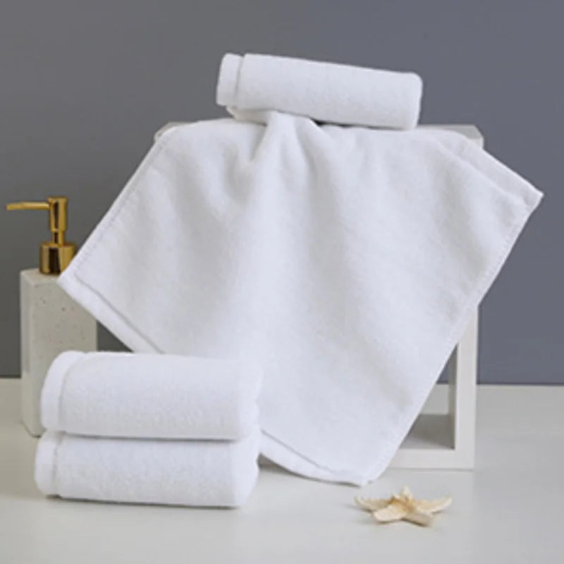 6-Count Disposable Cotton Square Towels — Salon, Daycare & Home