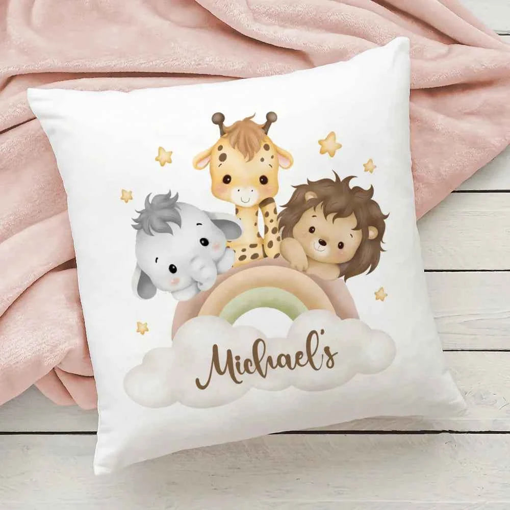 Personalized Pillow Cover Fire Custom Name Pillow Dust Case Kids Bedroom Decor Pillowcase Birthday Shower Gifts for Children