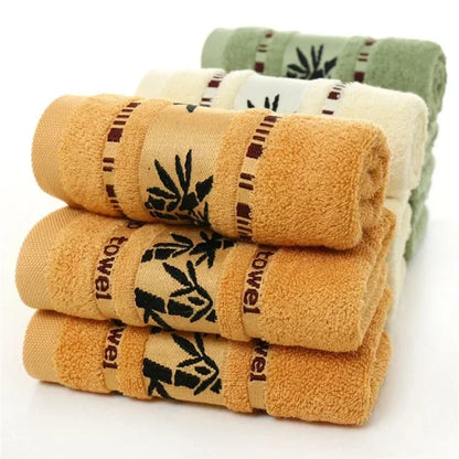Single Piece Bamboo Fiber Towel, Thickened Quick Dry Absorbent Luxury Soft - Bath Towel