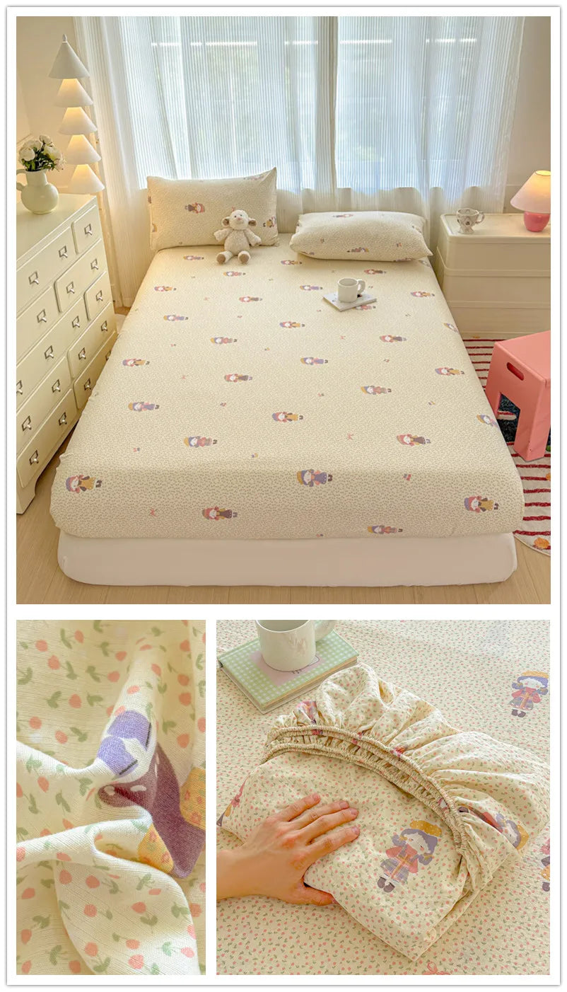 Bonenjoy Soft Fitted Sheet for Adults & Kids Rooms