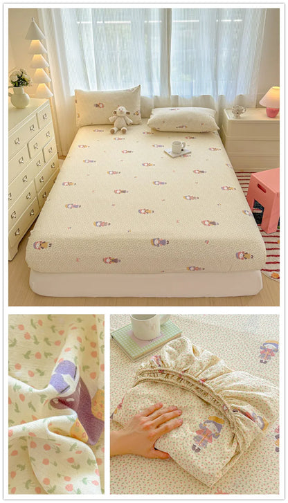 Bonenjoy Soft Fitted Sheet for Adults & Kids Rooms