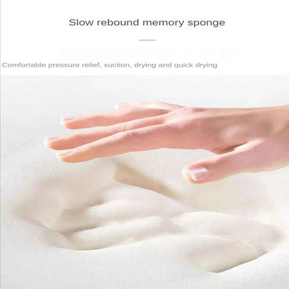 1pc long strip thickened kitchen floor mat flannel non-slip bathroom absorbent mat home door dirt-resistant foot mat