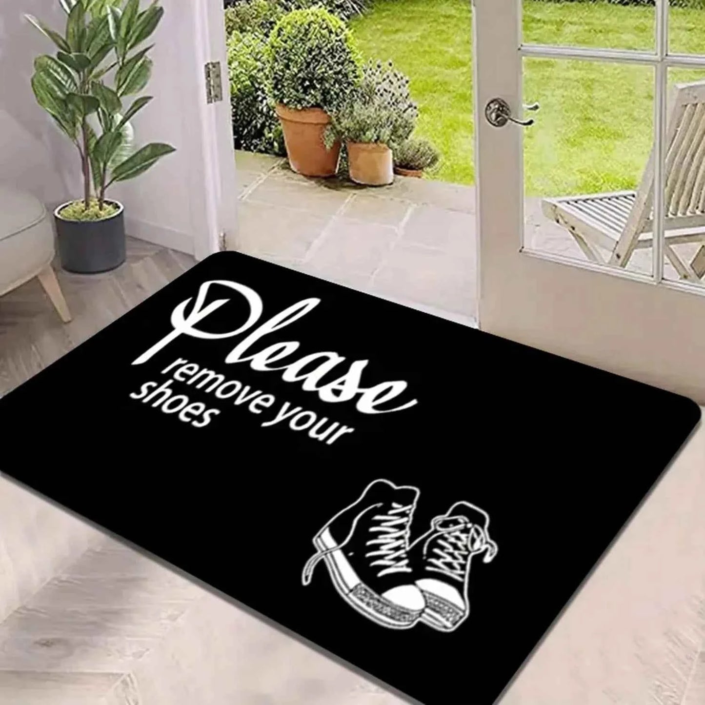 Welcome Carpet Please Take Off Your Shoes Pattern Living Room Mat Anti Slip Bedroom Decoration Carpet Floor Rug