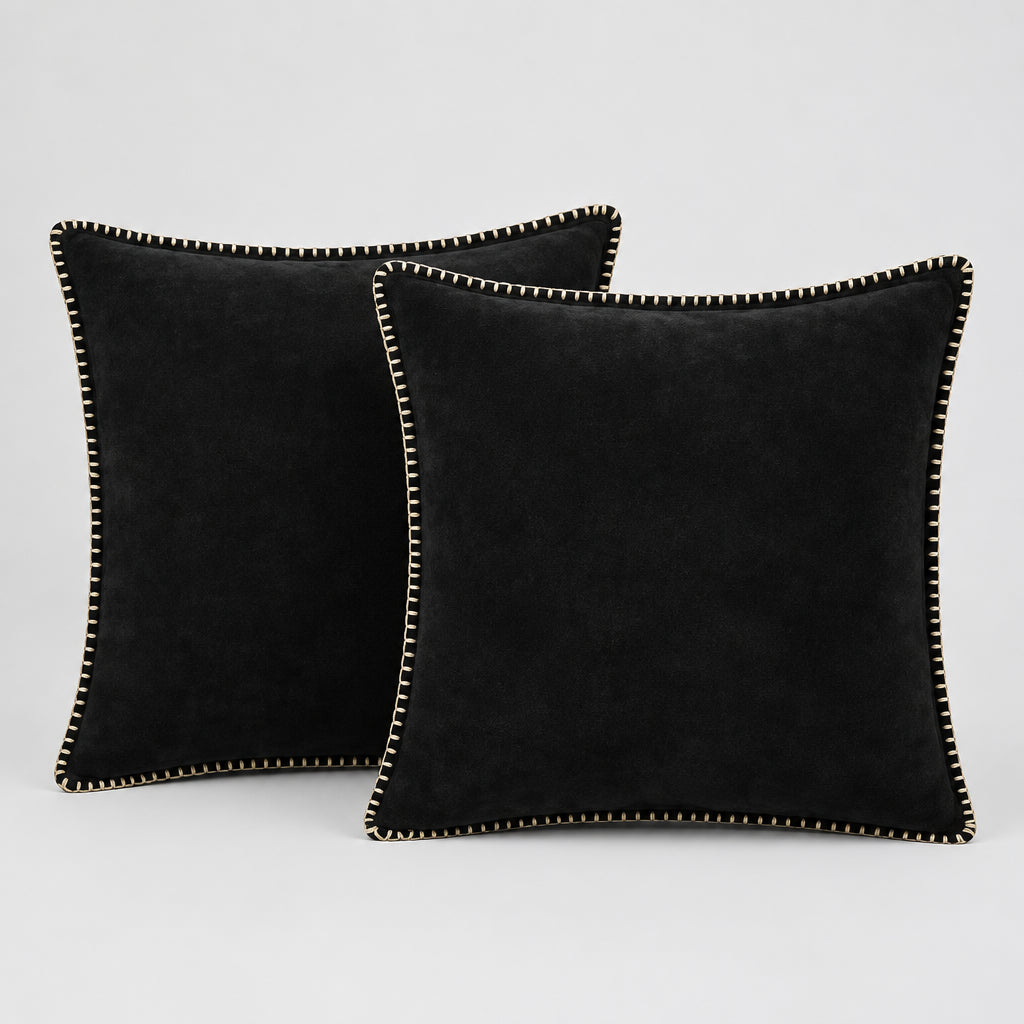 Chenille Throw Pillow Cover, 5 Colors & 3 Sizes