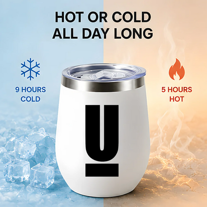 Egg Shaped Stainless Steel Vacuum Flask 360ml – Double Wall Insulated Travel Mug