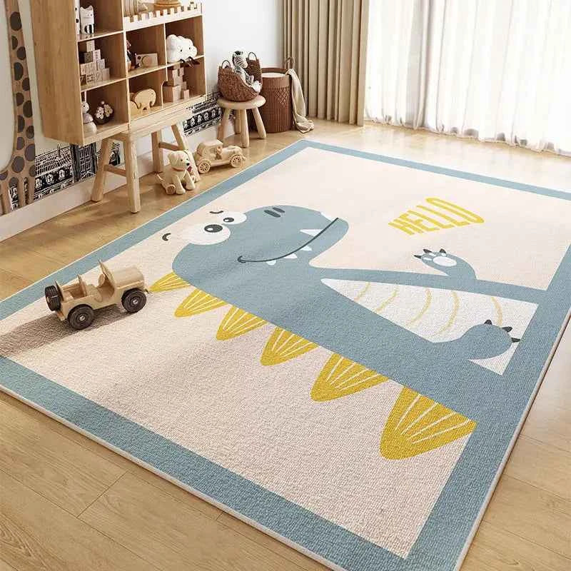 VIKAMA Children's Room Carpet Living Room Study Toy Reading Area Baby Crawling Mat Bedroom Anti-Slip Floor Mat Home Decoration