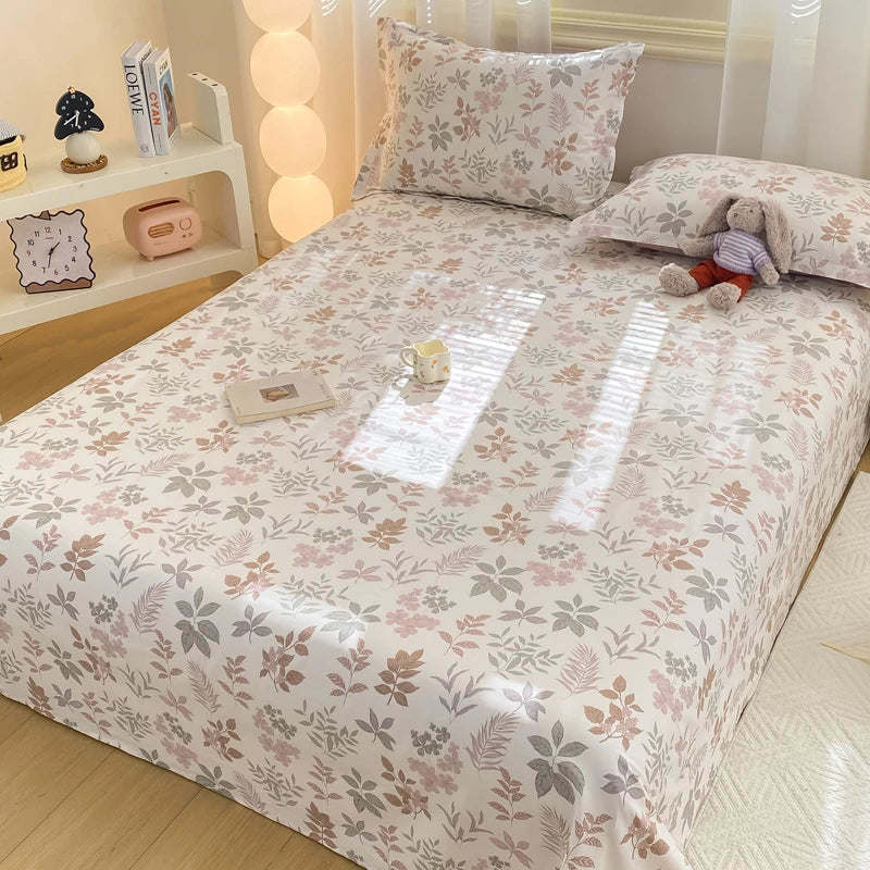 100% Cotton All-Season Flat Sheet, Wrinkle-Resistant