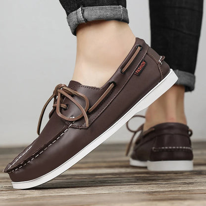 Men's Handmade Genuine Leather Loafers | Luxury Business Dress Driving Shoes