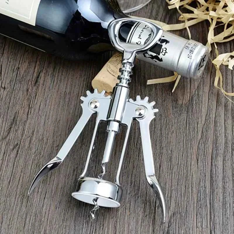 Steel Wine Corkscrew Wine Opener Multifunctional Stainless Corkscrew Kitchen Supplies Red Wine Bottle Opener Beer Driver