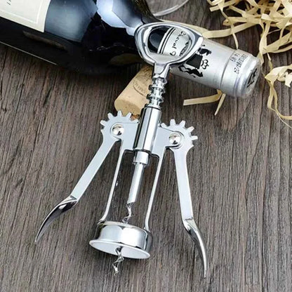 Steel Wine Corkscrew Wine Opener Multifunctional Stainless Corkscrew Kitchen Supplies Red Wine Bottle Opener Beer Driver