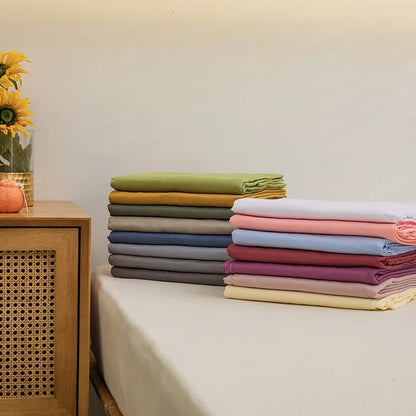Solid Color Flat Sheet, Dorm & Student Bedding