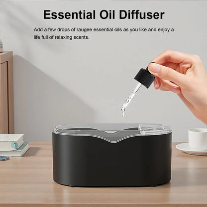 Flame Aroma Humidifier with LED Light, Essential Oil Diffuser