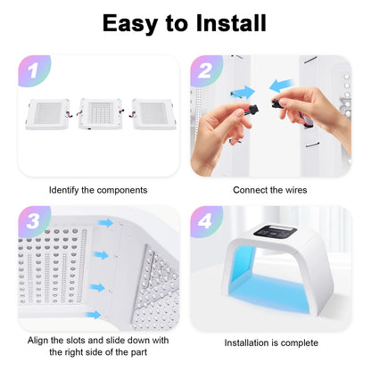 7-Color LED Face Light Therapy Machine – Salon