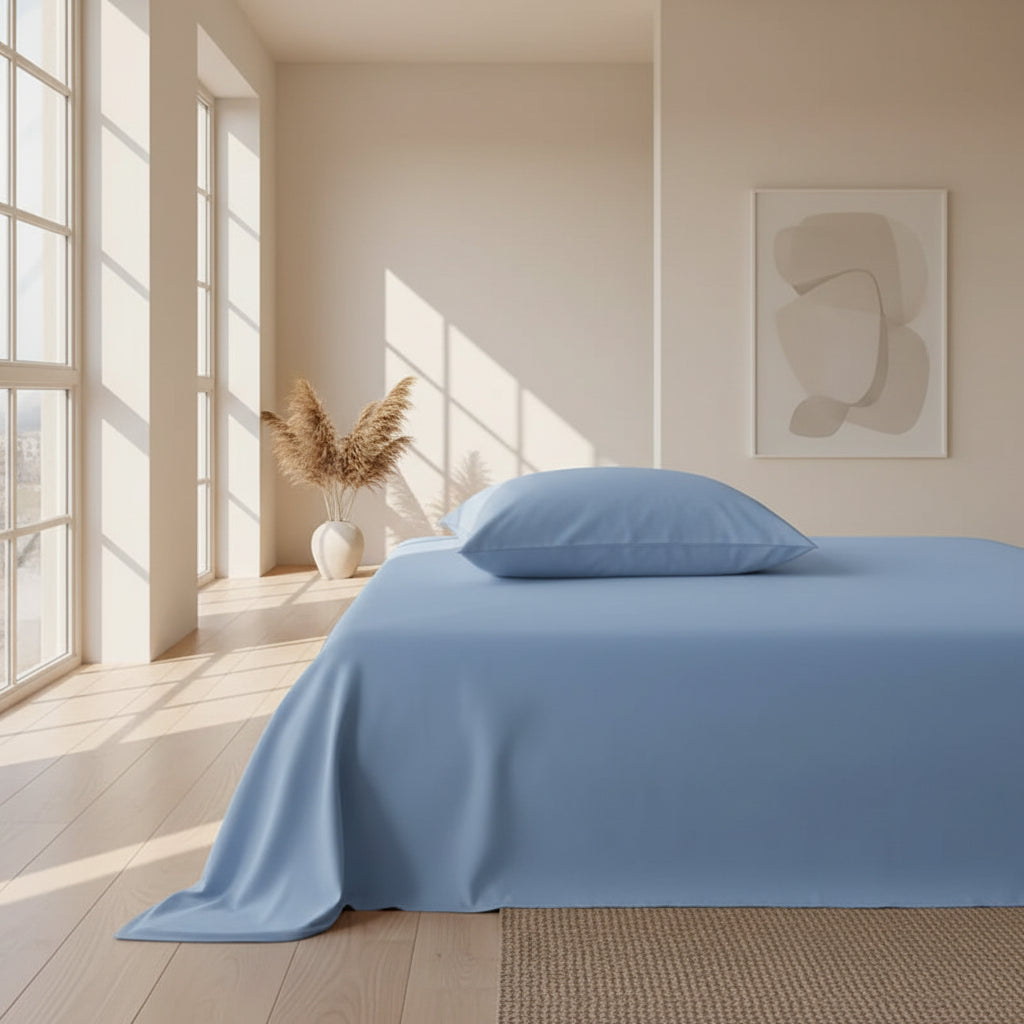 Matte Solid Black Pillowcase, Pocket Sealed