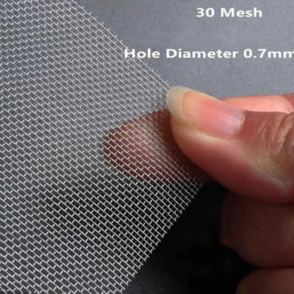 4 - 500 mesh,All Size 304 Stainless Steel Filter Wire Mesh Woven Wire Sieve Plate Screen Mesh