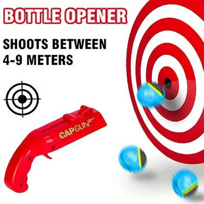 1pc Funny Cap Gun Bottle Opener, Perfect for Home Bars, Parties & Wedding Gifts, Cap Gun For Men, Beer Bottle Opener