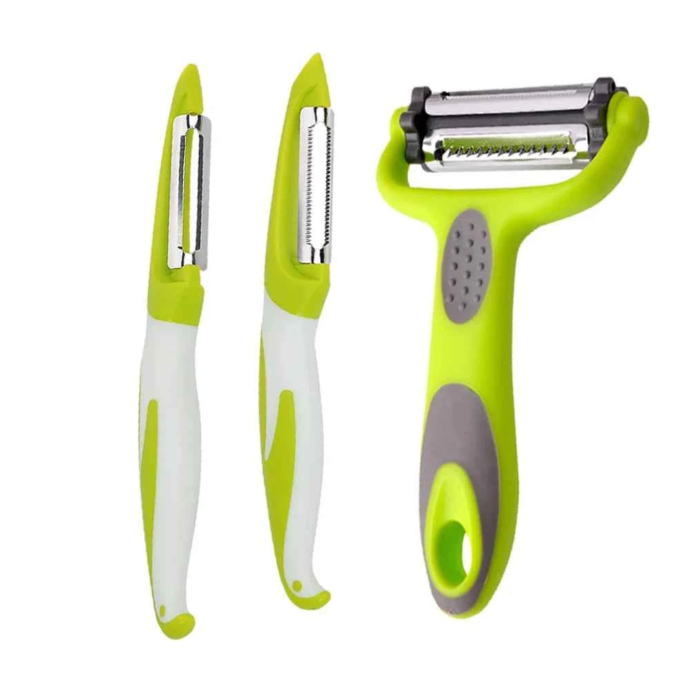 Vegetable Slicer Peeler Knife Carrot Potato Fruit Shred Grater Gadgets Stainless Steel Peeler Zester Razor Sharp Cutter Kitchen