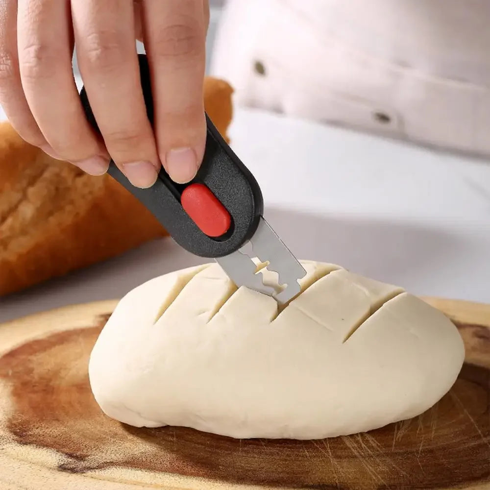 Sourdough Bread Scoring Lame – Dough Slashing Tool with 5 Replacement Blades