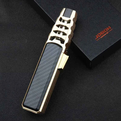 JOBON Gas Windproof Direct Fire Metal Turbine Torch Lighter Kitchen Outdoor Barbecue Camping Cigar Lighter Tool High End Gifts
