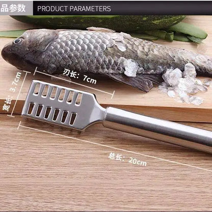 Anti-Splash Stainless Steel Fish Scale Remover Scaler