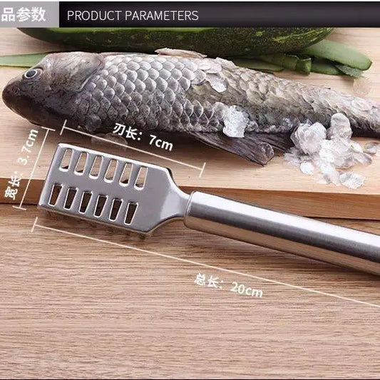 Anti-Splash Stainless Steel Fish Scale Remover Scaler