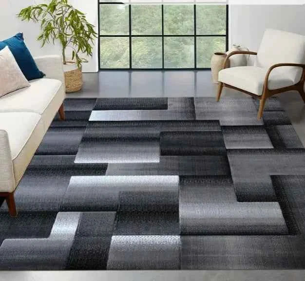 Geometric Large Carpet Light Luxury European and Carpet Home Sofa and Tea Table Mat Indoor Outdoor Carpet Floor Mat Decoration