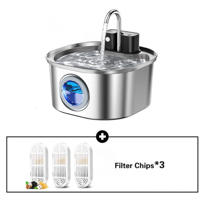 3.2L Automatic Cat Water Fountain, Motion Sensor