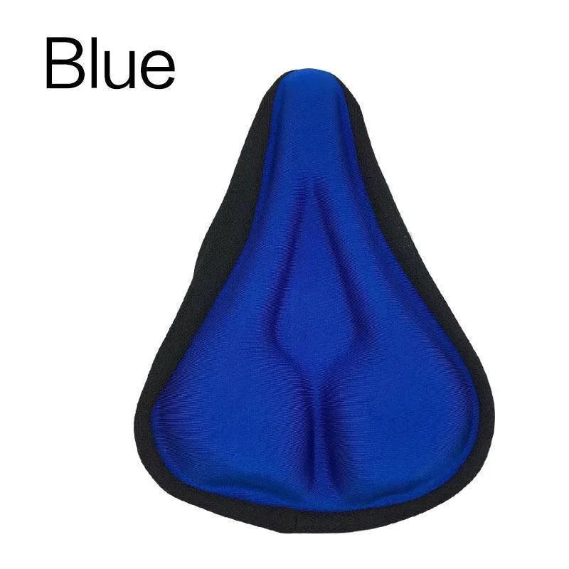 Bicycle Saddle 3D Bike Seat Cover Padded Wide Gel Soft Pad Exercise Bike Seat Cushion Wide Foam Mountain Bicycle Seat Cushion