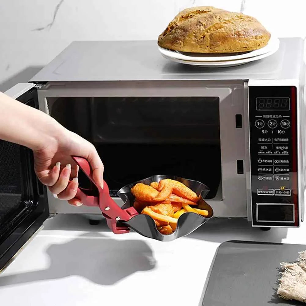 Anti-scald Clip Silicone Durable Kitchen Anti-Scalding Plate Bowl Dish Pot Holder Multi-Purpose Kitchen Accessories 2026