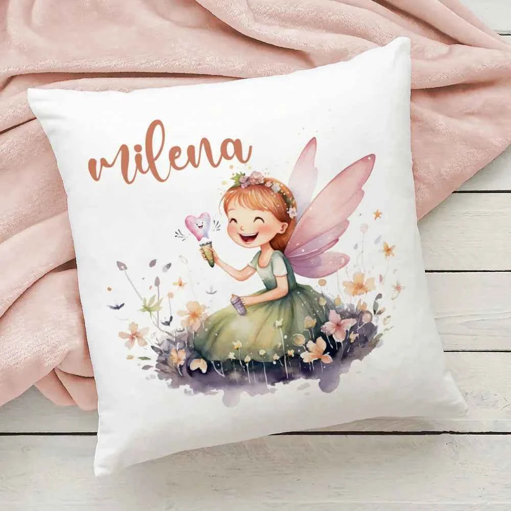 Personalized Pillow Cover Fire Custom Name Pillow Dust Case Kids Bedroom Decor Pillowcase Birthday Shower Gifts for Children