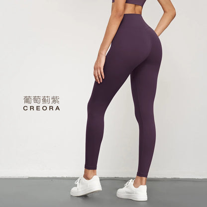 Women’s High Waist Butt Lift 7/8 Yoga Leggings — Naked Feeling